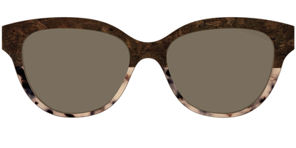 The Polarized Dark Oak Tortoise Split Sun Top