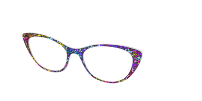 The Rainbow Splatter Black