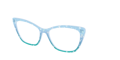 The Sky Blue Crystal with Daisy Glitter