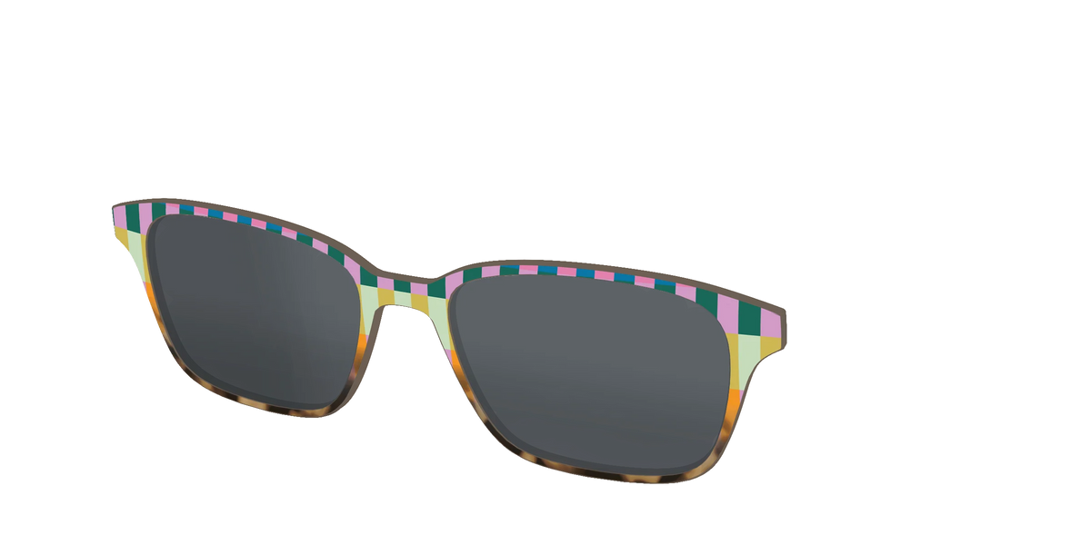 The Polarized Summer Stripes Tortoise Sun Top