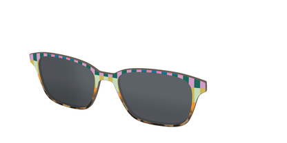 The Polarized Summer Stripes Tortoise Sun Top