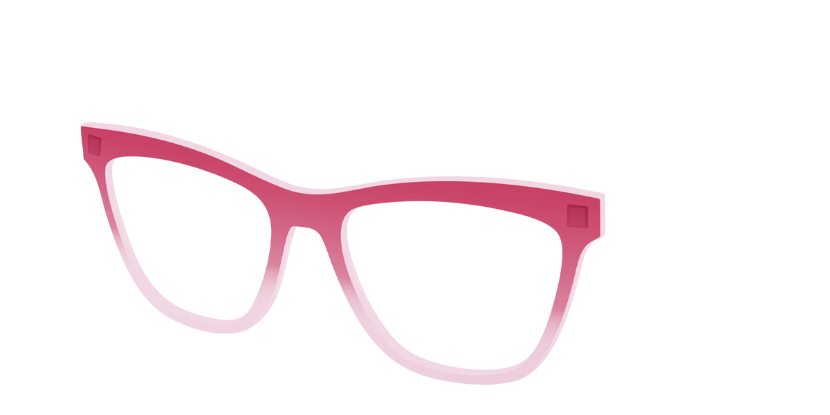 The Flamingo to Blush Gradient Crystal