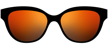 The Polarized Orange Reflective Sun Top