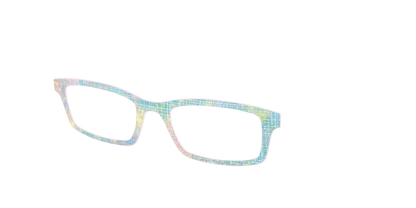 The Pastel Gradient with Holographic Hatching