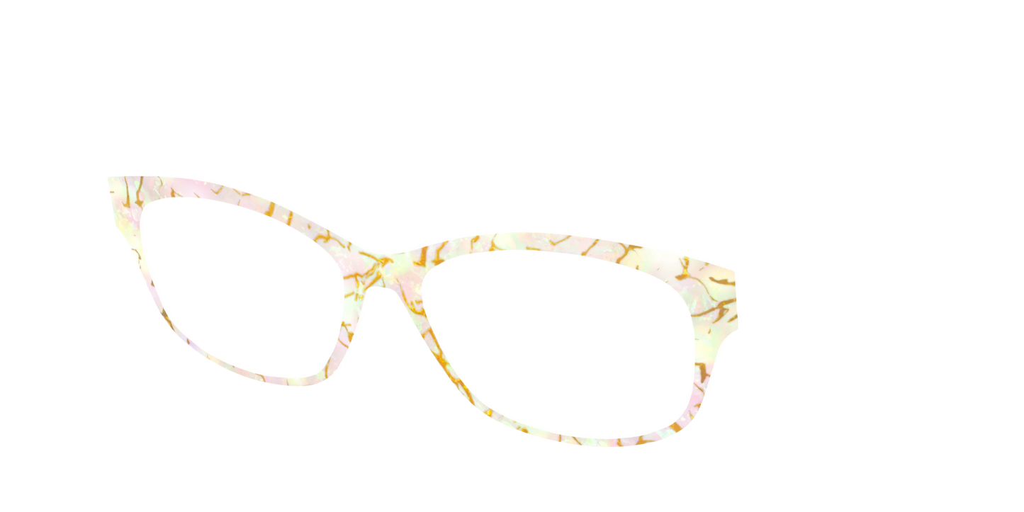 The Opalescent Pearl with Gold Streaks