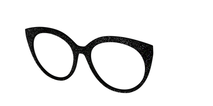 The Black Holographic Mini Dot