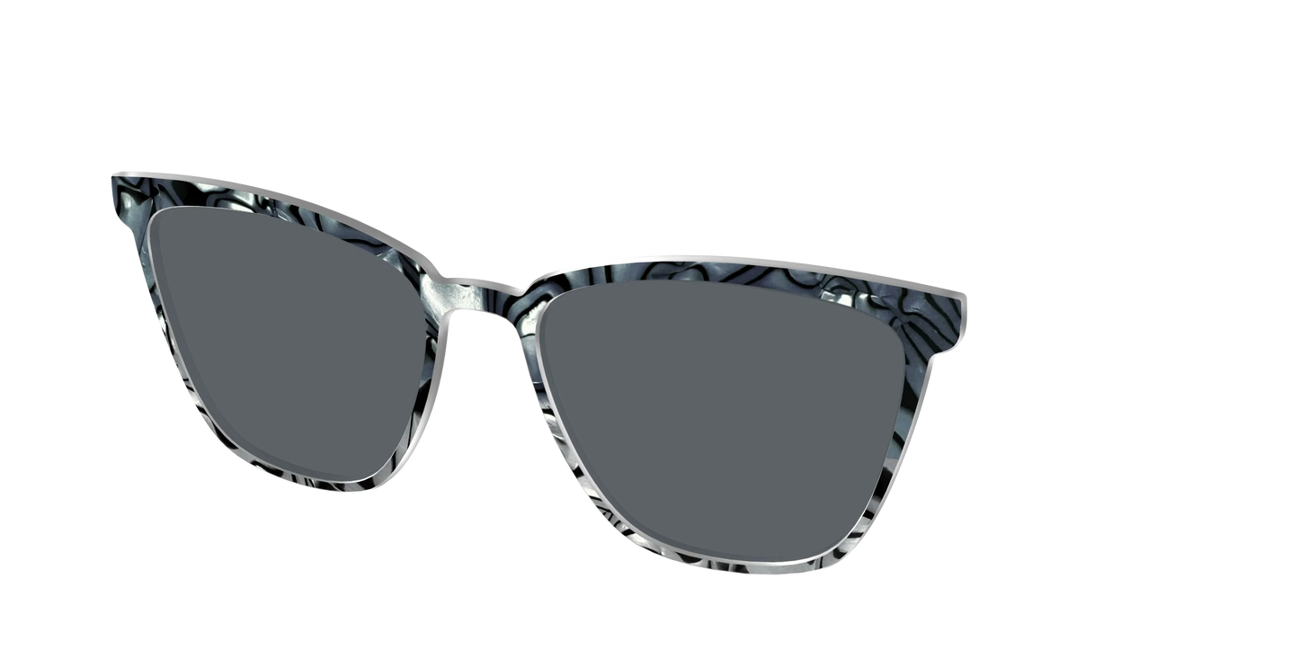 The Polarized Zebra Pearl Split Sun Top
