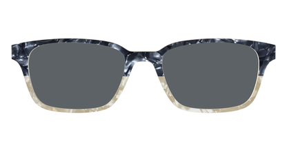 The Polarized Navy to Taupe Pearl Split Sun Top