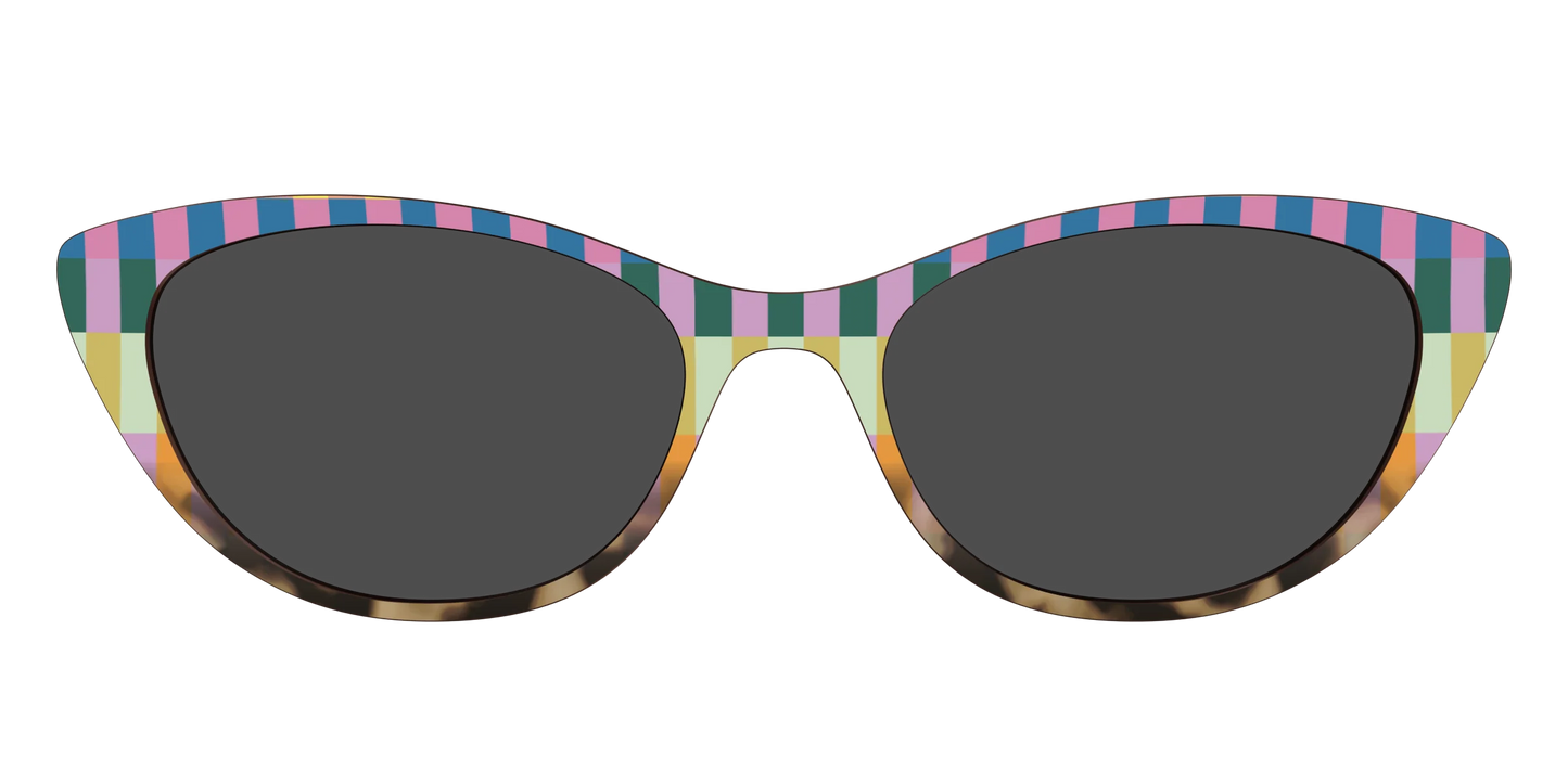 The Polarized Summer Stripes Tortoise Sun Top