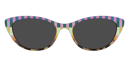The Polarized Summer Stripes Tortoise Sun Top