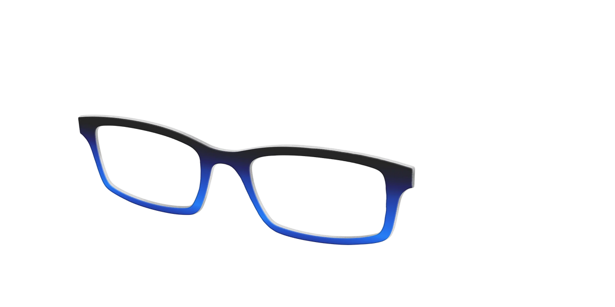 The Black to Blueberry Gradient