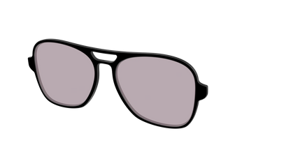 The Black with Gray Gaming Lens