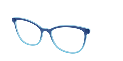 The Indigo to Sky Blue Gradient Crystal