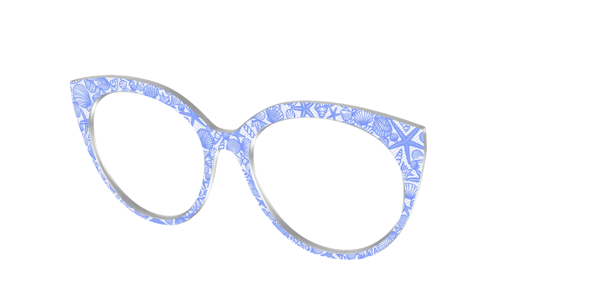 The Reef Blue Shell Lace