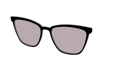 The Black with Gray Gaming Lens