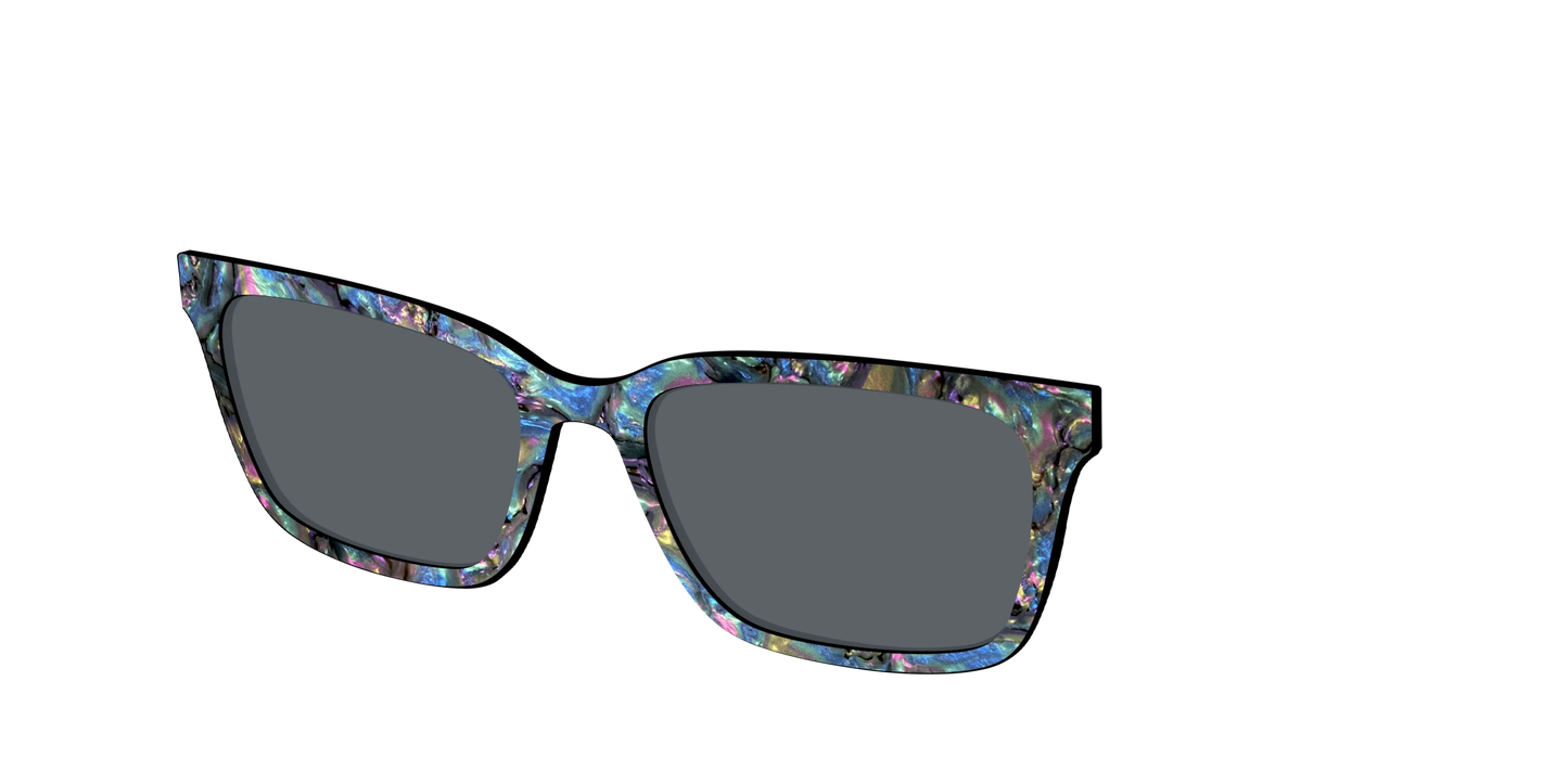 The Polarized Midnight Abalone Sun Top
