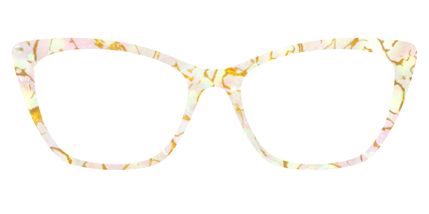 The Opalescent Pearl with Gold Streaks