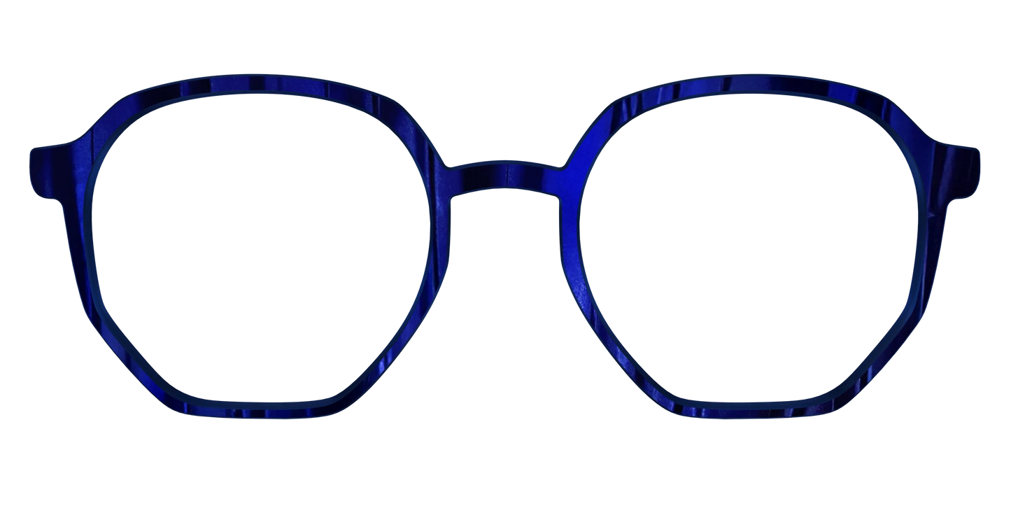 The Indigo Moire Stripes