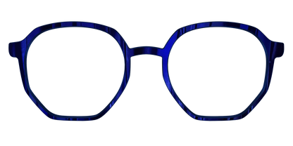 The Indigo Moire Stripes