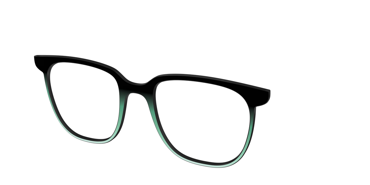 The Black to Spearmint Gradient