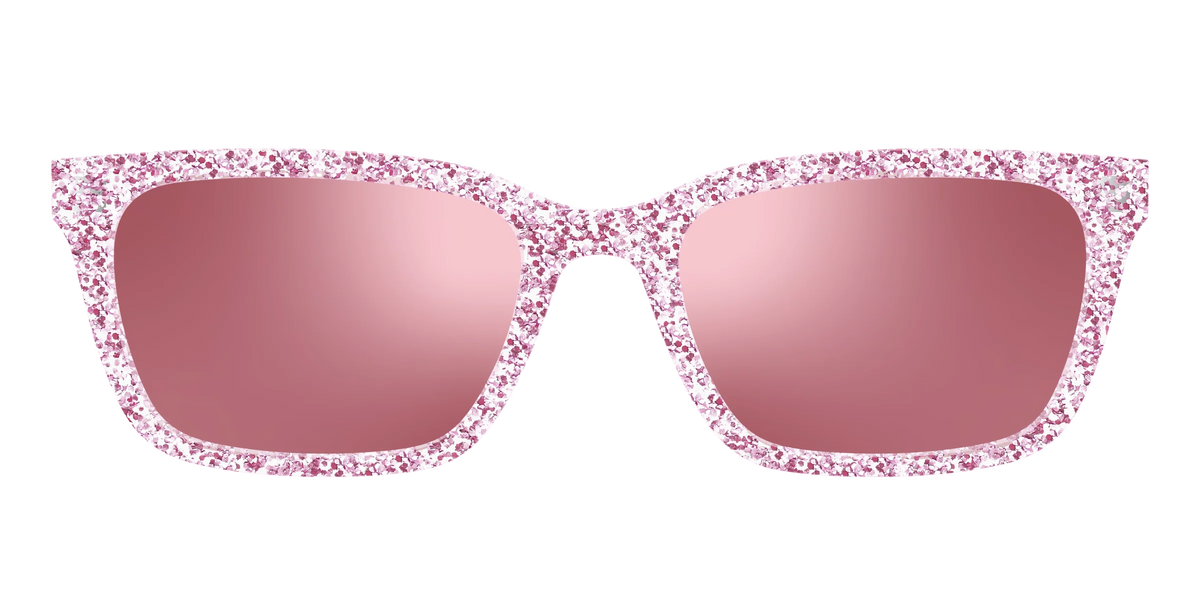 The Polarized Rose Gold Sparkle Sun Top