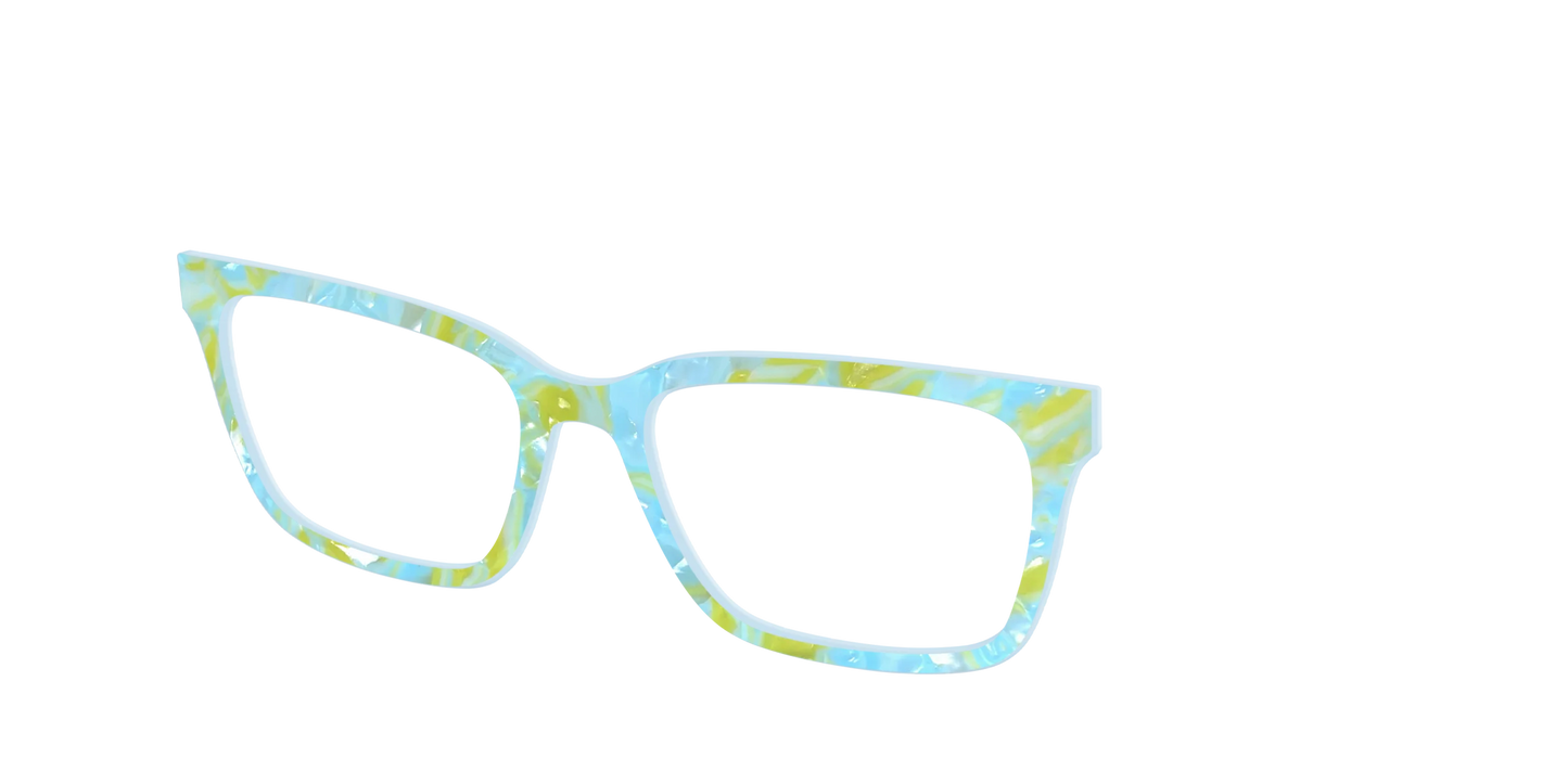 The Blue Lemonade Pearl Marble