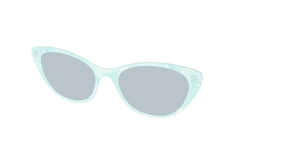 The Oceanic Pearl with Slate Blue Lens