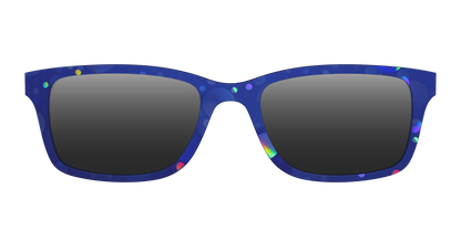 The Polarized Navy Holographic Bubbles Sun Top