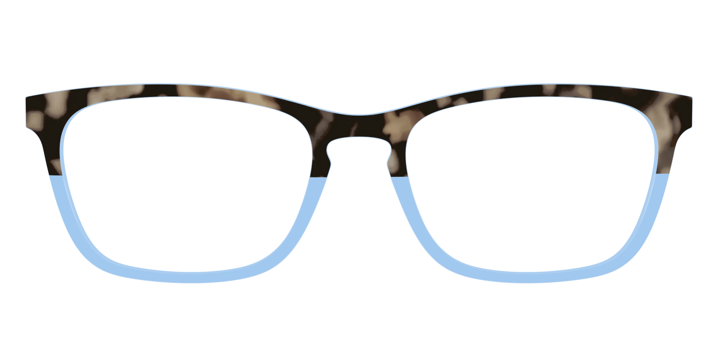 The Denim Tortoise Crystal Split