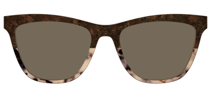 The Polarized Dark Oak Tortoise Split Sun Top