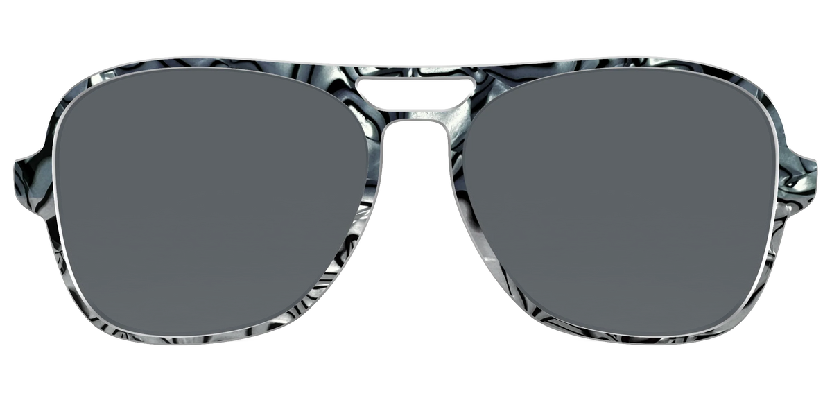 The Polarized Zebra Pearl Split Sun Top