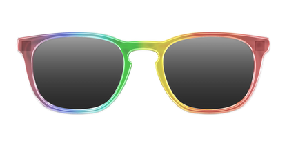 The Polarized Rainbow Gradient Sun Top