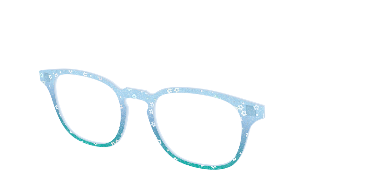 The Sky Blue Crystal with Daisy Glitter