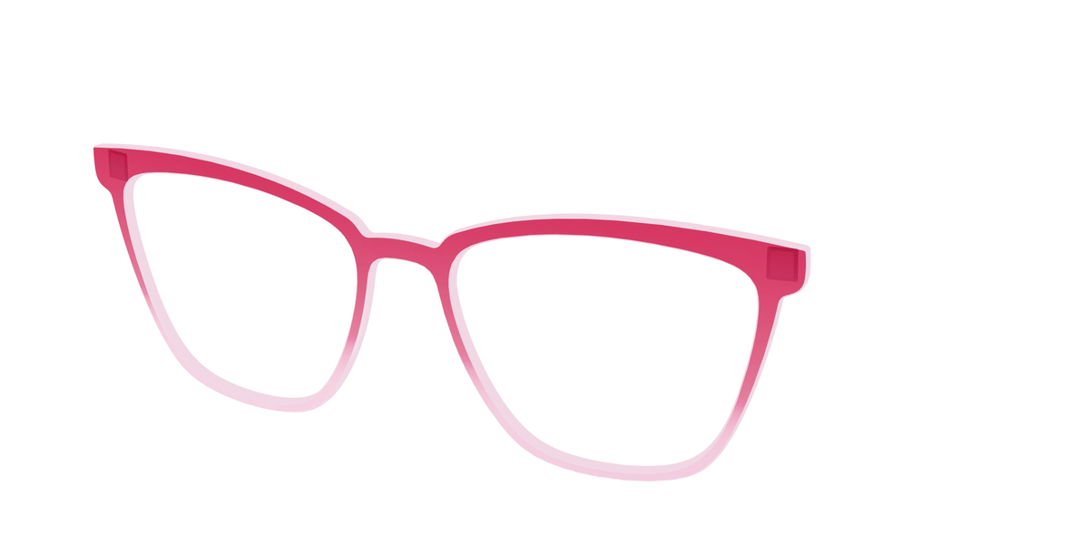 The Flamingo to Blush Gradient Crystal