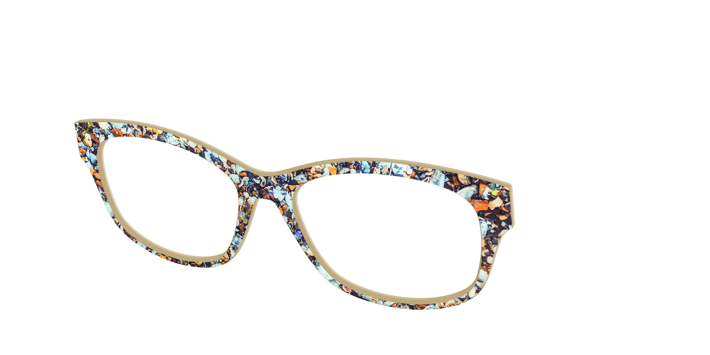 The Seashell Tortoise with Holographic Glitter