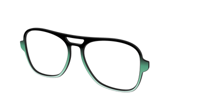 The Black to Spearmint Gradient