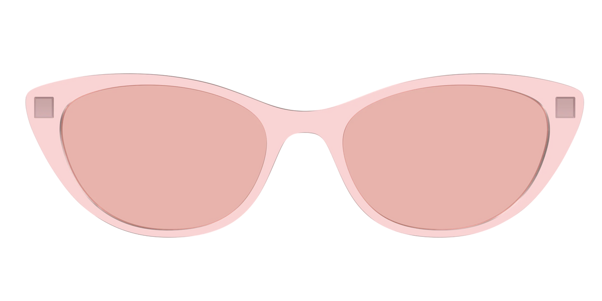 The Pink Crystal With Coral Pink Lens