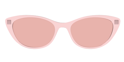 The Pink Crystal With Coral Pink Lens