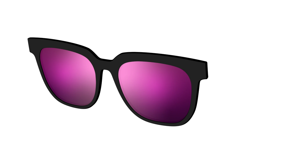 The Polarized Pink Reflective Sun Top