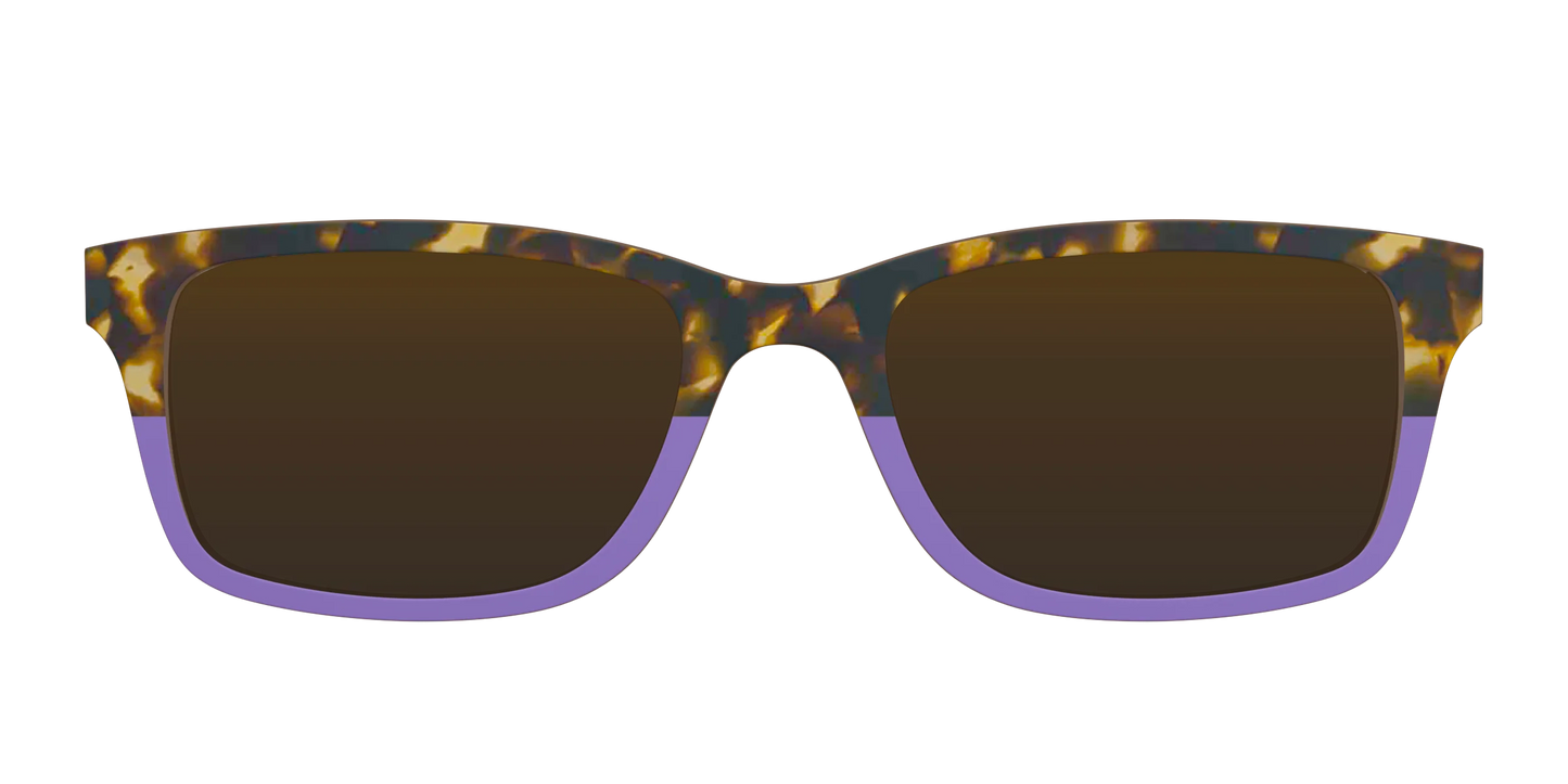 The Polarized Lavender Tortoise Split Sun Top