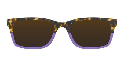 The Polarized Lavender Tortoise Split Sun Top