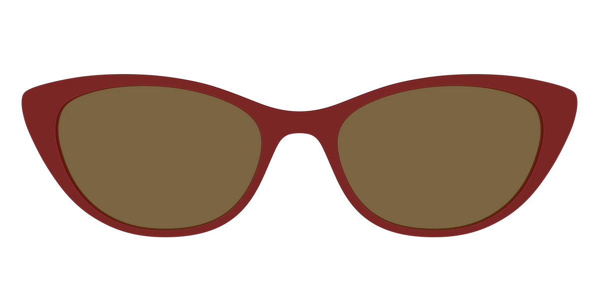 The Polarized Burgundy Sun Top