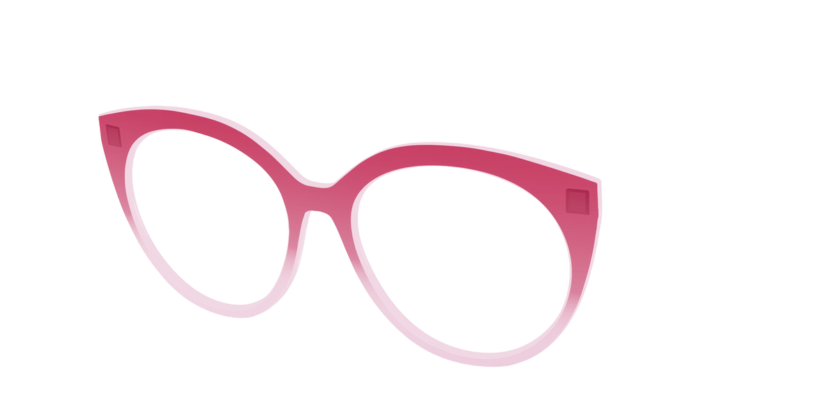 The Flamingo to Blush Gradient Crystal
