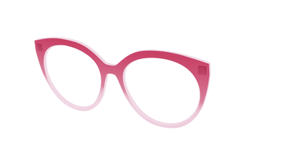 The Flamingo to Blush Gradient Crystal