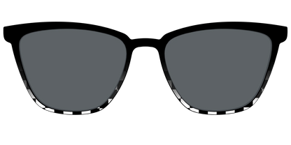 The Polarized Checkerboard Fade Sun Top