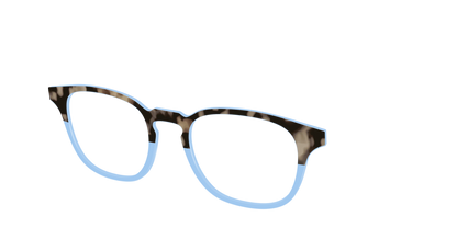 The Denim Tortoise Crystal Split