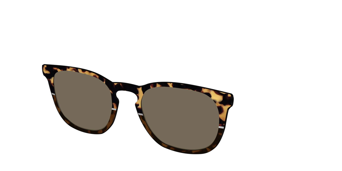 The Polarized Chic Tortoise Split Sun Top