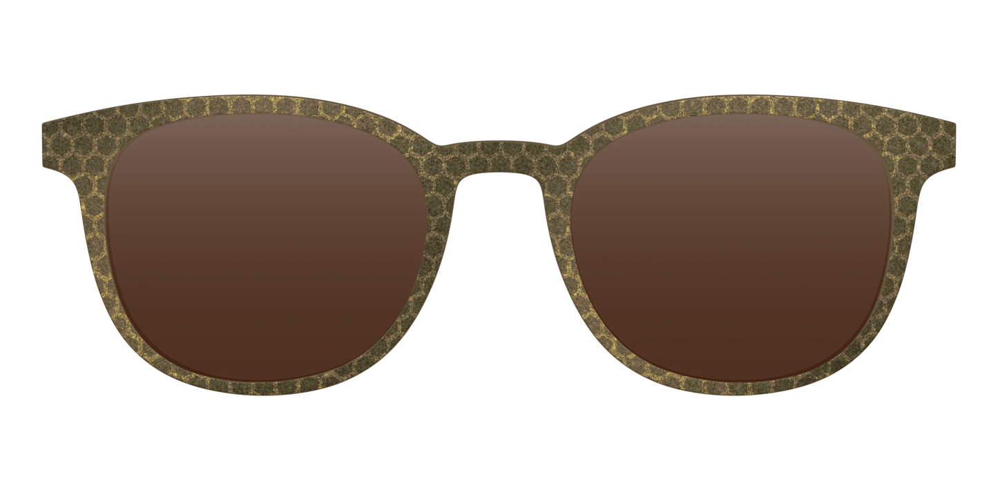 The Polarized Honeycomb Sun Top