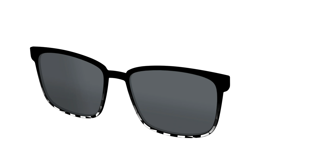The Polarized Checkerboard Fade Sun Top