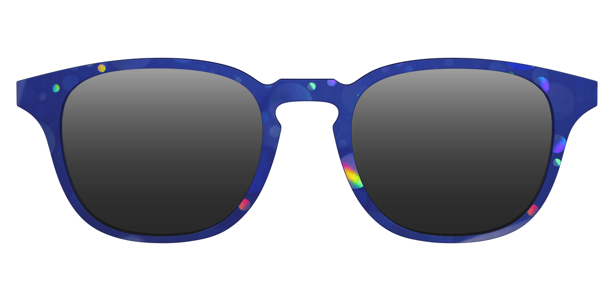 The Polarized Navy Holographic Bubbles Sun Top